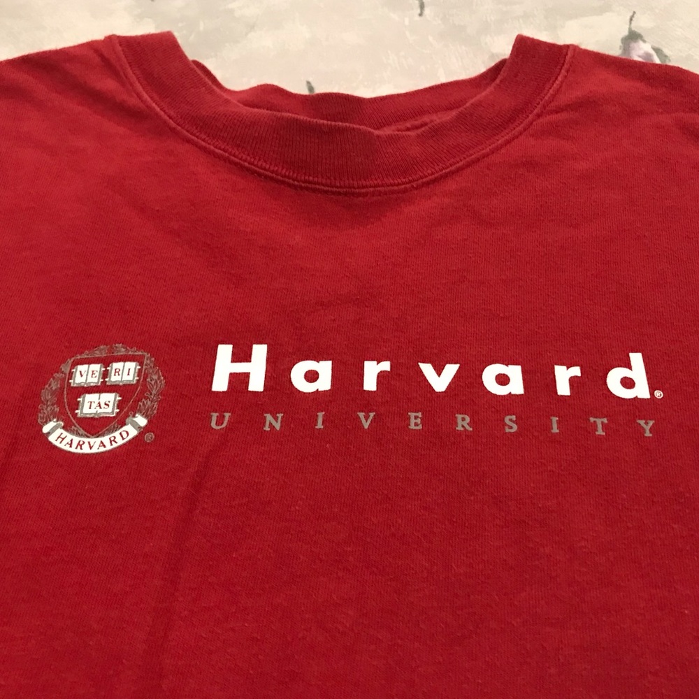 Harvard University long-sleeved shirt, size large